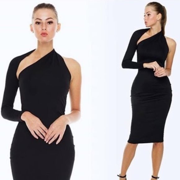 🖤Ava Alieva🖤 Womens Sexy Bodycon Dress - Black - Picture 4 of 4